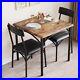 3 / 4 Piece Dining Set Table and Bench & Chairs Wood Top for Small Space Kitchen