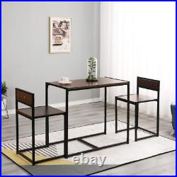 3 Piece Dining Room Table Set Breakfast Nook Table, Coffee Table Set for Kitchen