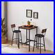 3 Piece Dining Table Set Chairs Home Kitchen Breakfast Wood Top Dinette Table