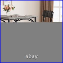3 Piece Dining Table Set Upholstered Chair 2 Person Home Kitchen Breakfast Table