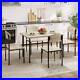 42'' 5 Piece Dining Table Set with4 Chairs Home Kitchen Breakfast Dinette Table
