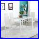 5 Piece Dining Set Glass Table and 4 Chairs Kitchen Breakfast Dinner Furniture