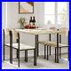 5 Piece Dining Table Set 4 Chairs Home Kitchen Breakfast Wood Top Dinette Table