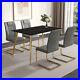 5 Piece Dining Table Set Kitchen Room Table Set Dining Table and 4 PU Chairs