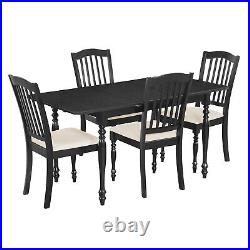 5 Piece Dining Table Set Tables and 4 Chair Home Kitchen Breakfast Furniture
