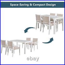5 Piece Dining Table Set Tables and 4 Chairs Home Kitchen Breakfast Furniture