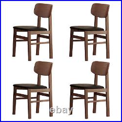 5 Piece Dining Table Set Wood Kitchen Breakfast Furniture with 4 Chair US