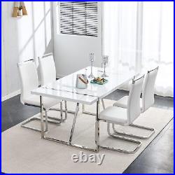 5 Piece Dining Table Set for Dining Room, Kitchen Table and Chairs Set for 4, Me