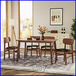 5 Pieces Dining Table Set Wood Table with 4 Chairs for Home Kitchen Furniture
