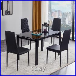 5-piece Dining Table Set For Kitchen Dining Table Chair Set