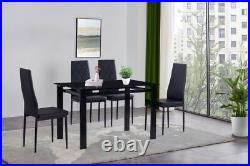 5-piece dining table set dining table and chair for 4
