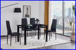 5-piece dining table set dining table and chair for 4