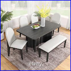 6 Piece Dining Table Set For 6 Person Kitchen Table Dining Set For Living Room