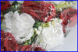 Blosmon 10 Piece Wedding Dining Table Floral Arch Silk Rose Centerpiece Set