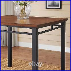 Dining Room Table Set 5 Piece Counter Pub Height Square Kitchen Dinette Nook
