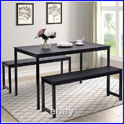 Uhomepro 3-Piece Dining Table Set Modern Elegance for Your Home Café