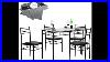 Vecelo Kitchen Dining Room Table And Chairs 4 5 Piece Dinette Sets Space Saving