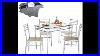 Vecelo Kitchen Dining Table Sets For 4 5 Piece Small Dinette With Chairs